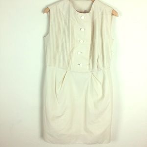 Vintage 1960s Cream Mini Dress